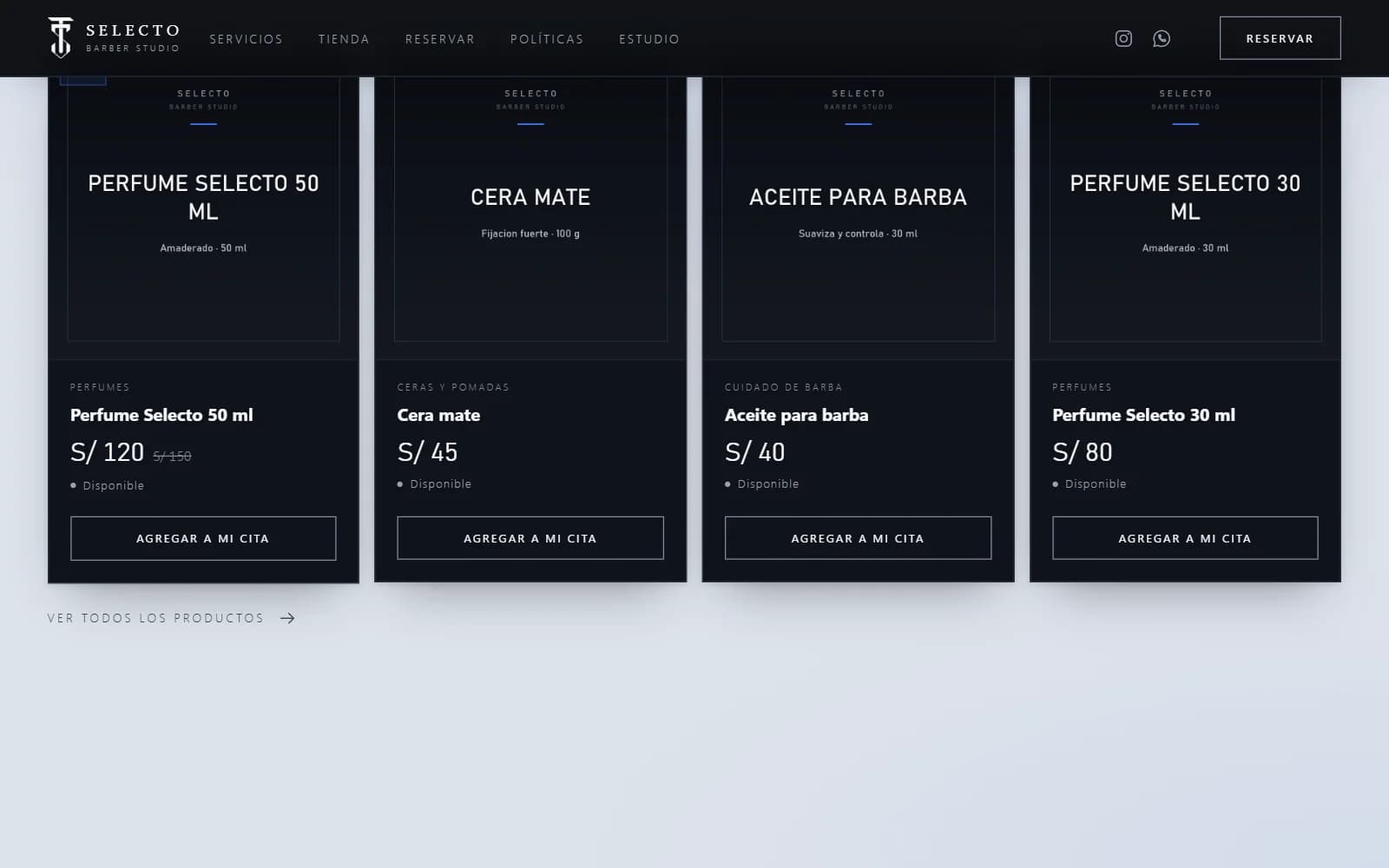 Captura 3 de Selecto Barber Studio